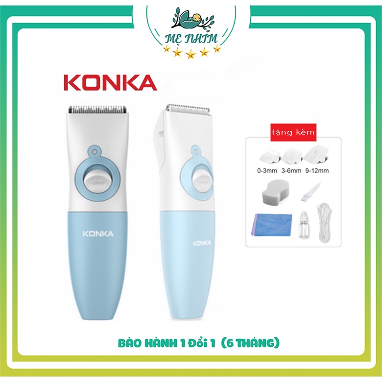 Tông Đơ Cắt Tóc KONKA Cho Bé Cổng USB Chống Nước Dành Cho Bé Shop Mẹ Nhím
