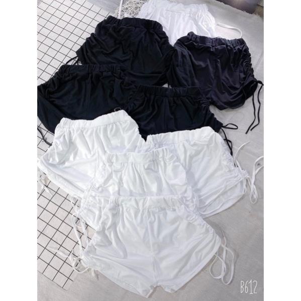 [Xả Kho] Quần Short Nữ Dây Rút HôngQuần Đùi Nữ Cạp Chun Vải Thun Hot Hit