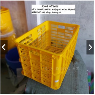 Sóng nhựa hở - rổ nhựa hở cao 39 cm nhựa chính phẩm chắc bền đẹp