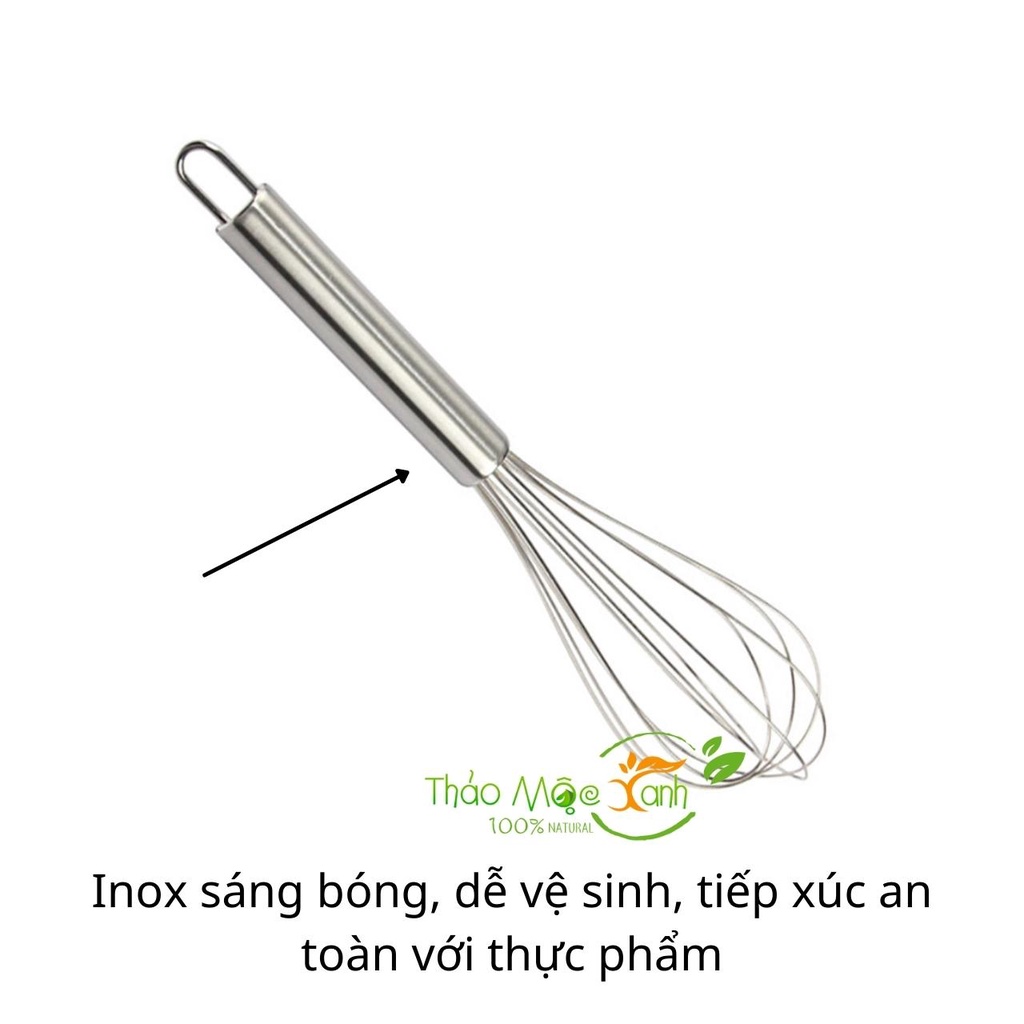 Cây đánh trứng cầm tay inox mã 01