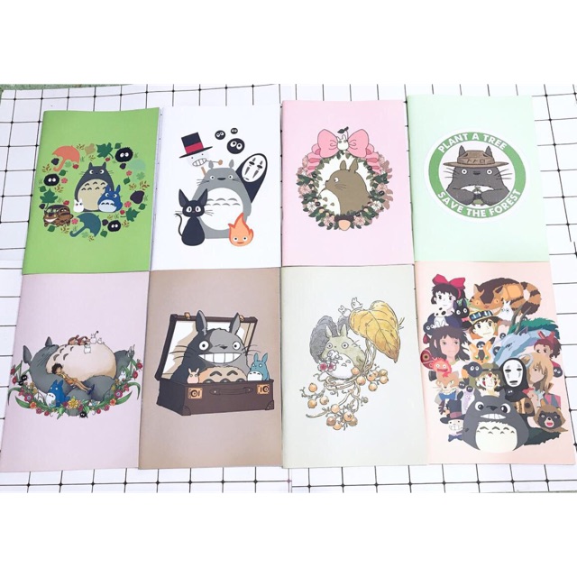 Vở viết totoro tập totoro giấy kẻ ngang nhiều mẫu