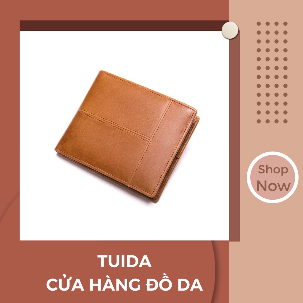 Ví da cầm tay cá tính- TUIDA- handmade