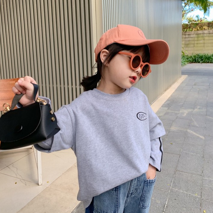 Kính thời trang chống nắng cho bé trai và bé gái , kính râm mặt tròn Hàn Quốc cho bé chống tia cực tím UV400  mã 1593 | BigBuy360 - bigbuy360.vn