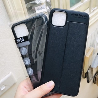 Ốp lưng dẻo cho Oppo Realme C11 Vân giả da Auto Focus siêu đẹp ôm máy