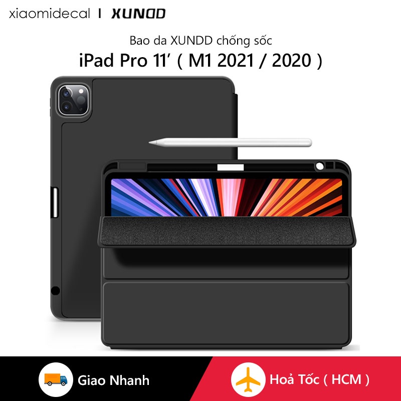 Ốp lưng XUNDD iPad Pro 11' ( M1 2021 / 2020 ) Chống trầy, Chống sốc, Kiểu bao da