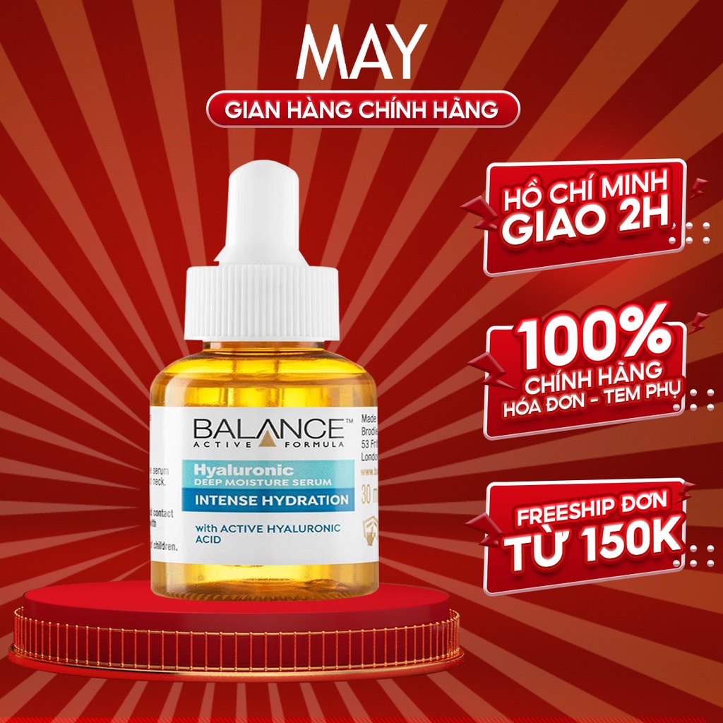 Serum Cấp Nước Dưỡng Ẩm Balance HA HYALURONIC Deep Moisturizing Active FORMULA 30ml