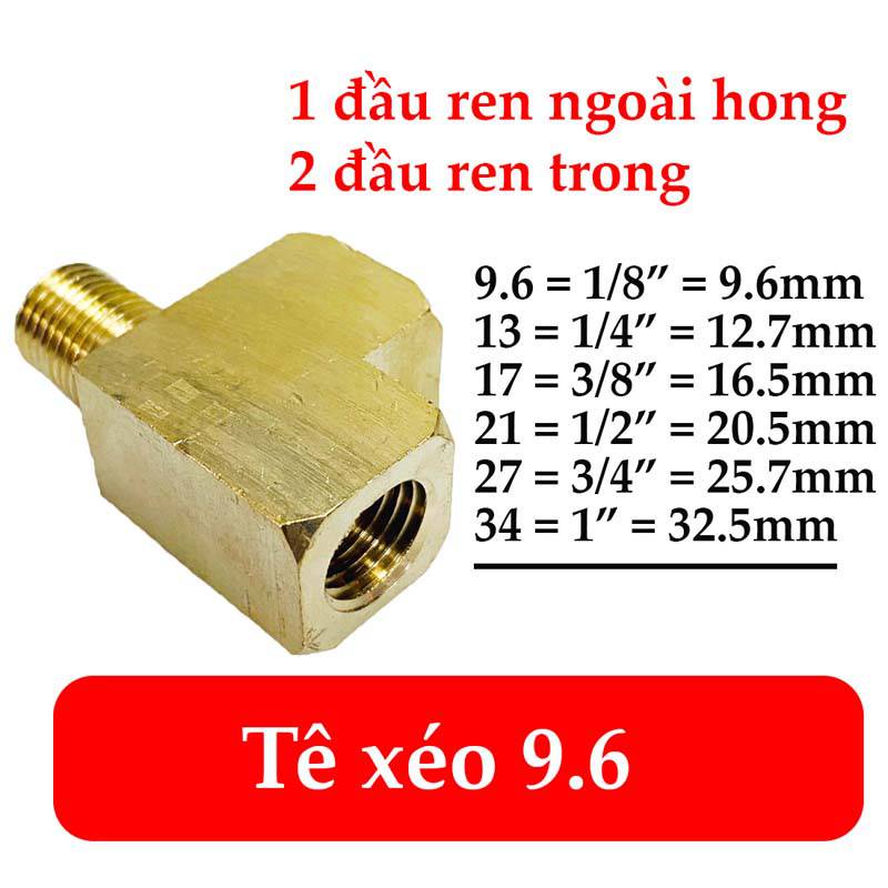 Tê Xéo Thau - Ngã Ba Ren Trong Ren Ngoài Hong Đồng Thau