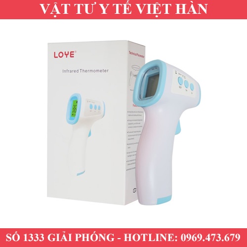 NHIỆT KẾ HỒNG NGOẠI ĐO TRÁN KHÔNG TIẾP XÚC LOYE LY - F1 - CAM KẾT HÀNG CHÍNH HÃNG - THƯƠNG HIỆU LOYE