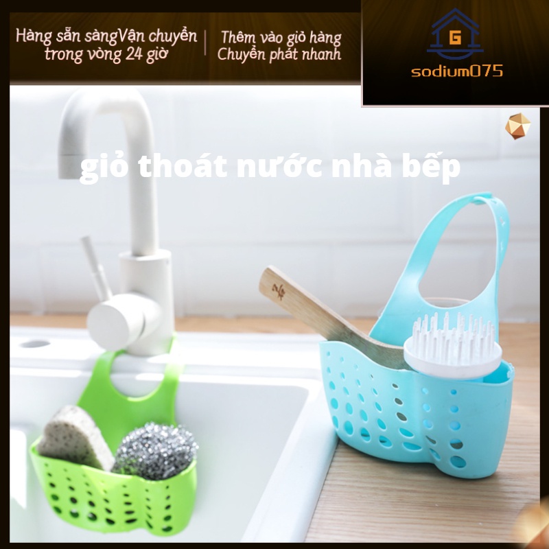 Có thể bán buôn Giá Đỡ Đựng Mút Rửa Chén/Xà Phòng Dành Cho Bồn Rửa Nhà Bếp/Phòng Tắm Có Thể Điều Chỉnh sodium075 Hàng giao ngay