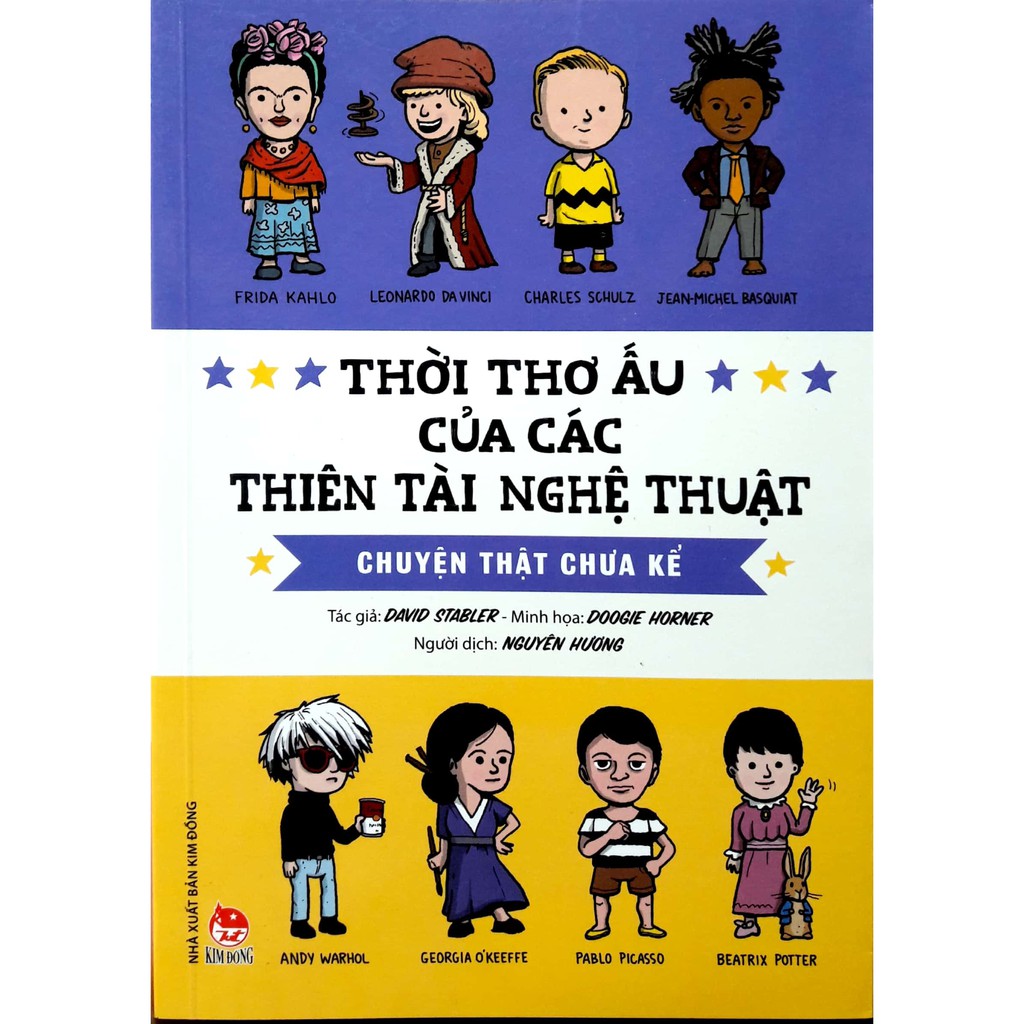 Sách-Thời thơ ấu của các thiên tài nghệ thuật-NXB Kim Đồng