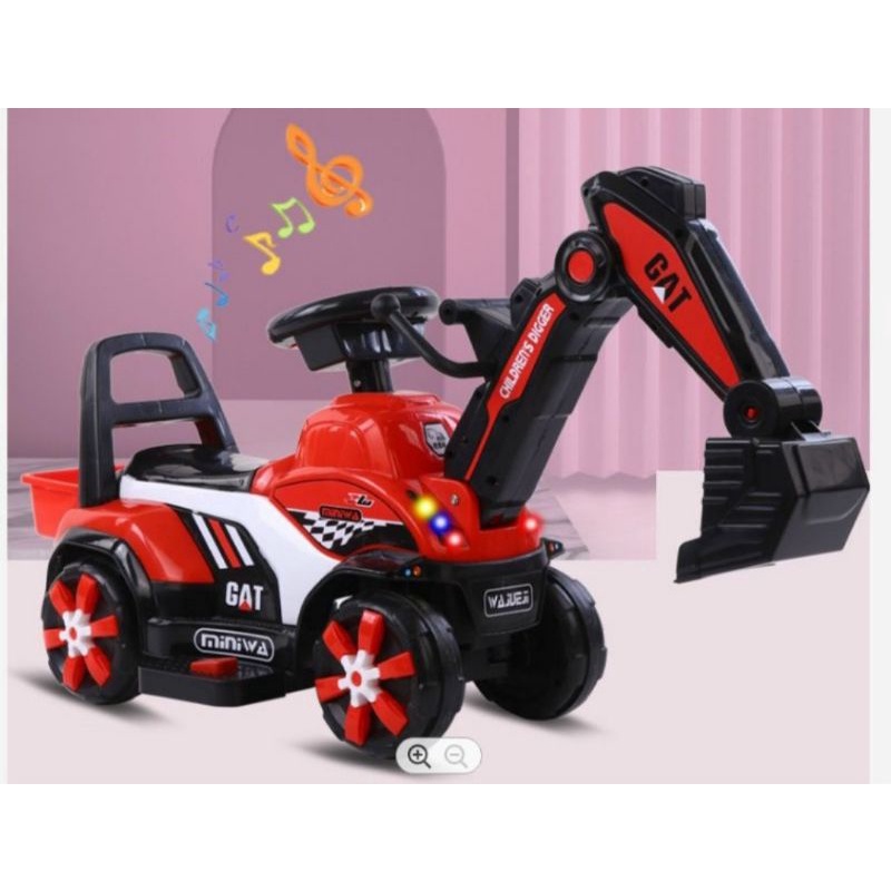 Xe CẨU ĐIỆN, CẨU CHÒI CHÂN cho bé, có nhạc, đèn
