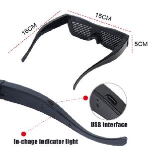 Mắt kính ma thuật có đèn LED sạc USB độc đáo