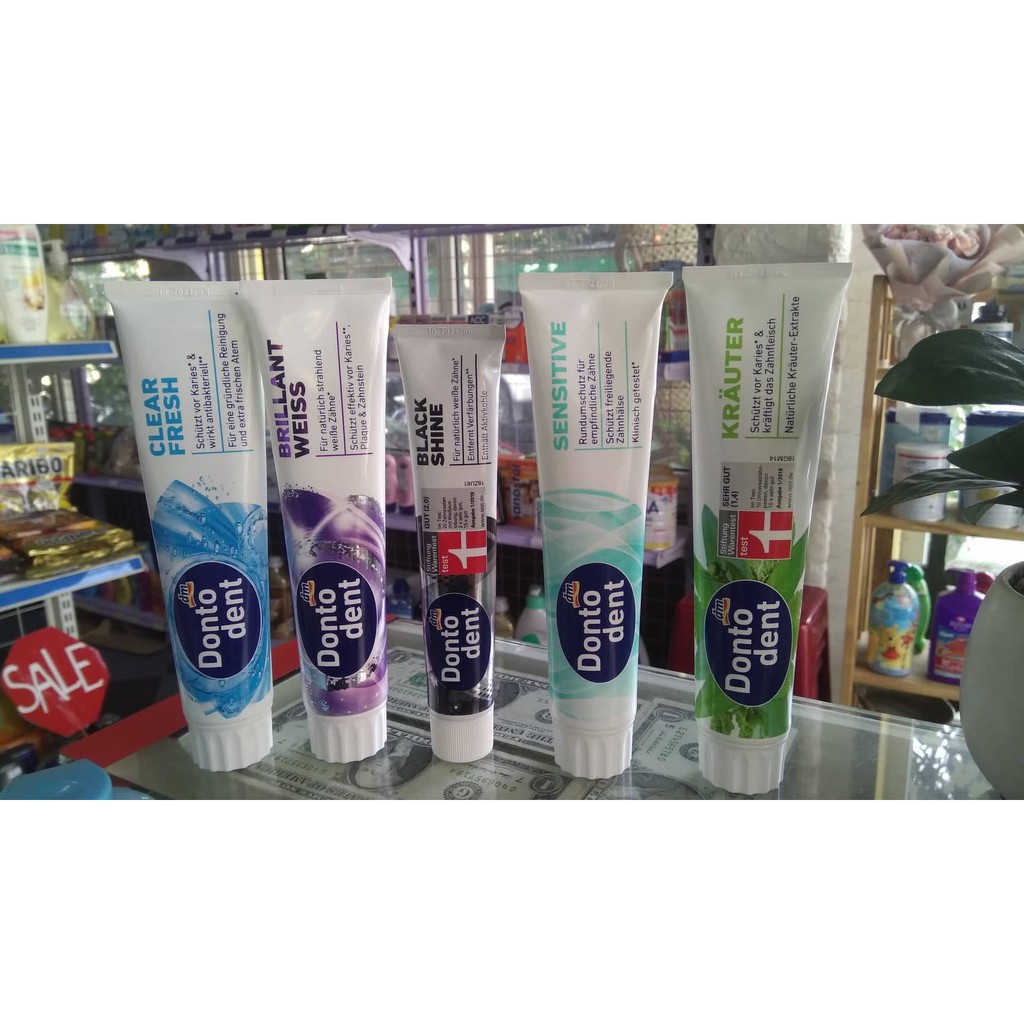 Kem đánh răng Dontodent xách Đức
