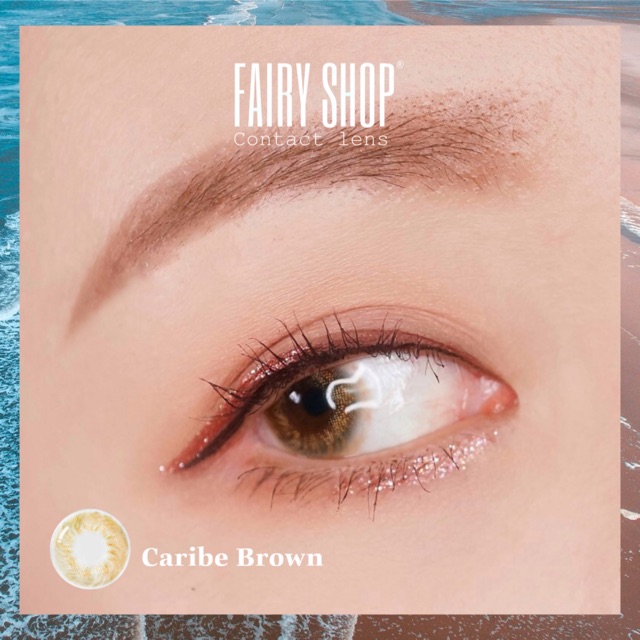 Kính Áp Tròng Pinky Bae BROWN 14.0mm - Kính Áp Tròng FAIRY SHOP CONTACT LENS - độ cận 0 đến 8