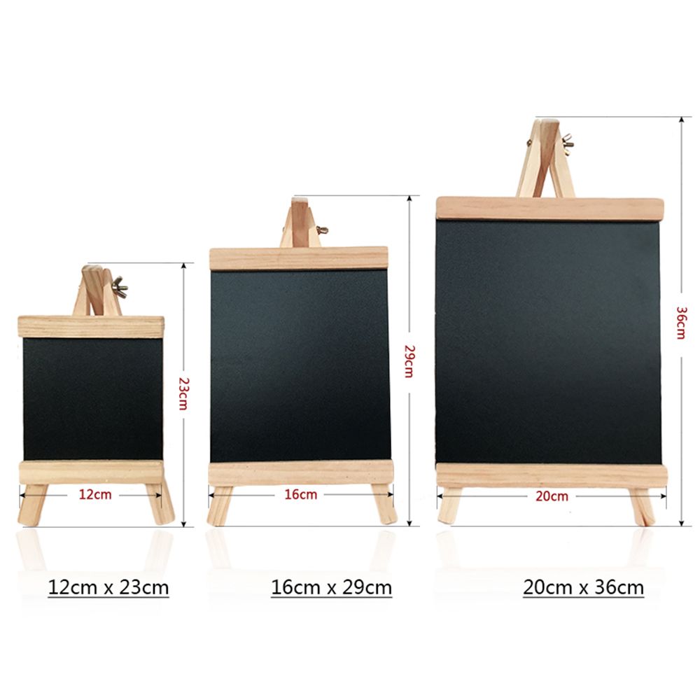 Tấm bảng đen bằng gỗ để bàn có thể xếp gọn
