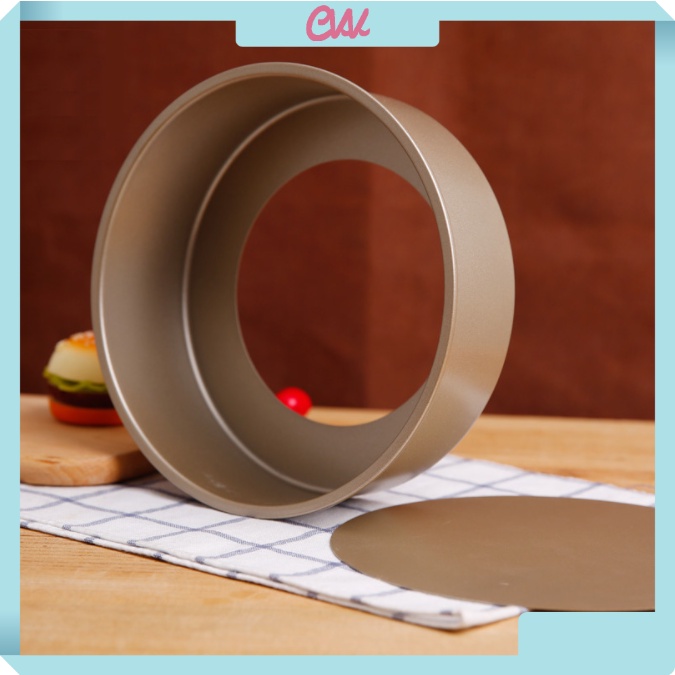 Khuôn làm bánh tròn đế rời thép đúc chống dính cao cấp - Dụng cụ làm bánh CVV.