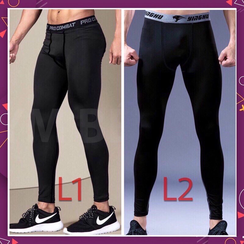 Quần legging giữ nhiệt nam chuyên tập gym, chạy bộ, bó cơ giữ nhiệt Yinghu