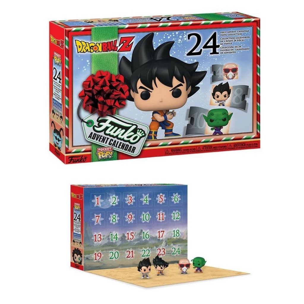 Mô hình Dragon Ball Z 5cm Advent Calendar Funko Pop Nhựa PVC CHÍNH HÃNG MỸ DBFKP01