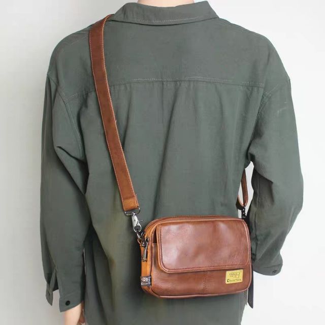 Túi đeo chéo da đẹp Three-box chính hãng | BigBuy360 - bigbuy360.vn