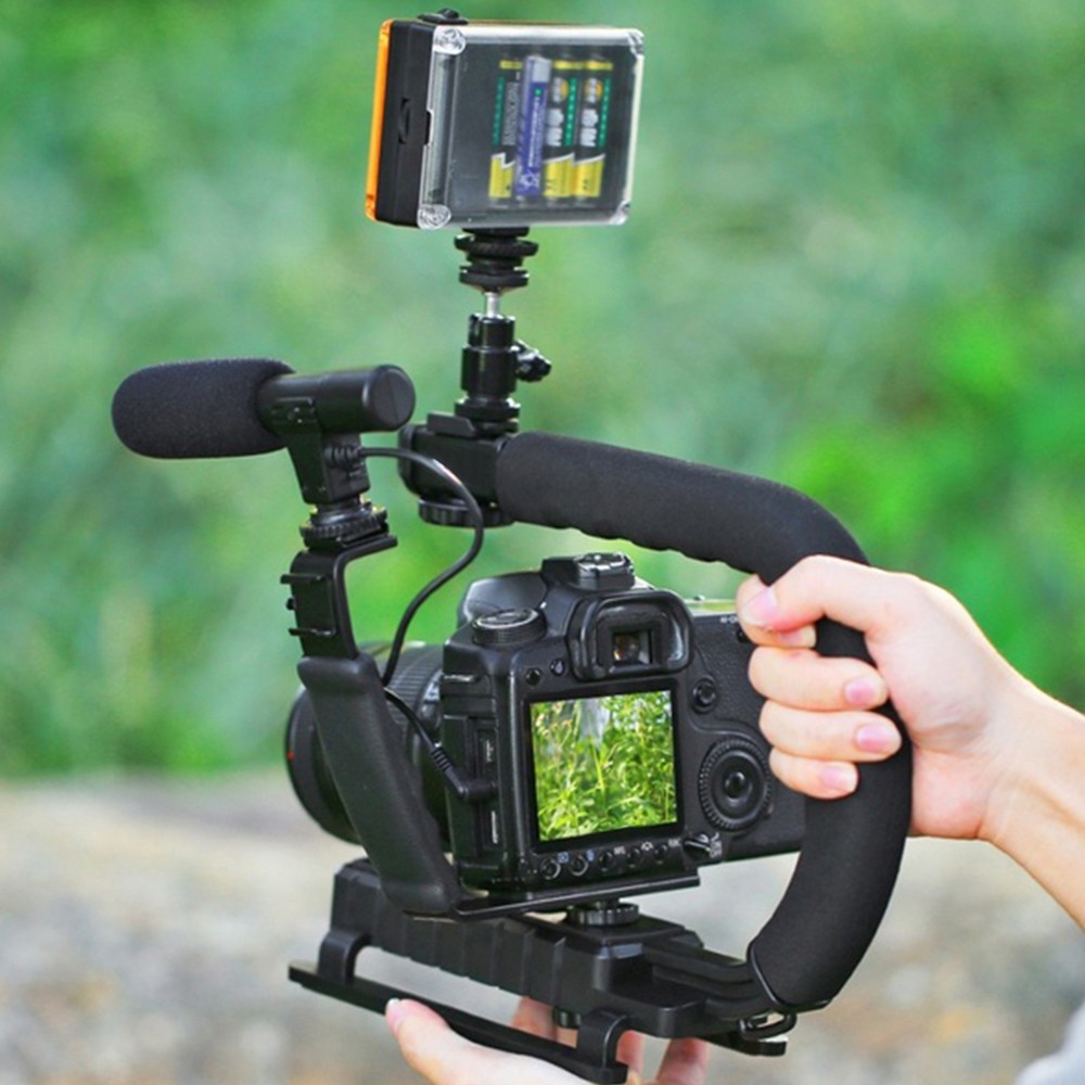 Khung Cố Định Cầm Tay Hình Chữ U Cho Máy Ảnh SLR