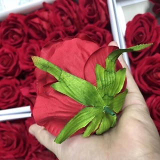 Sỉ đầu bông hồng lụa cao cấp hàng đẹp