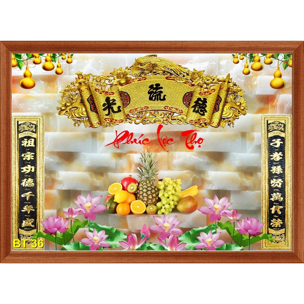 Tranh Bàn Thờ, Tổ Tiên Gia Truyền Đức Hữu Vinh