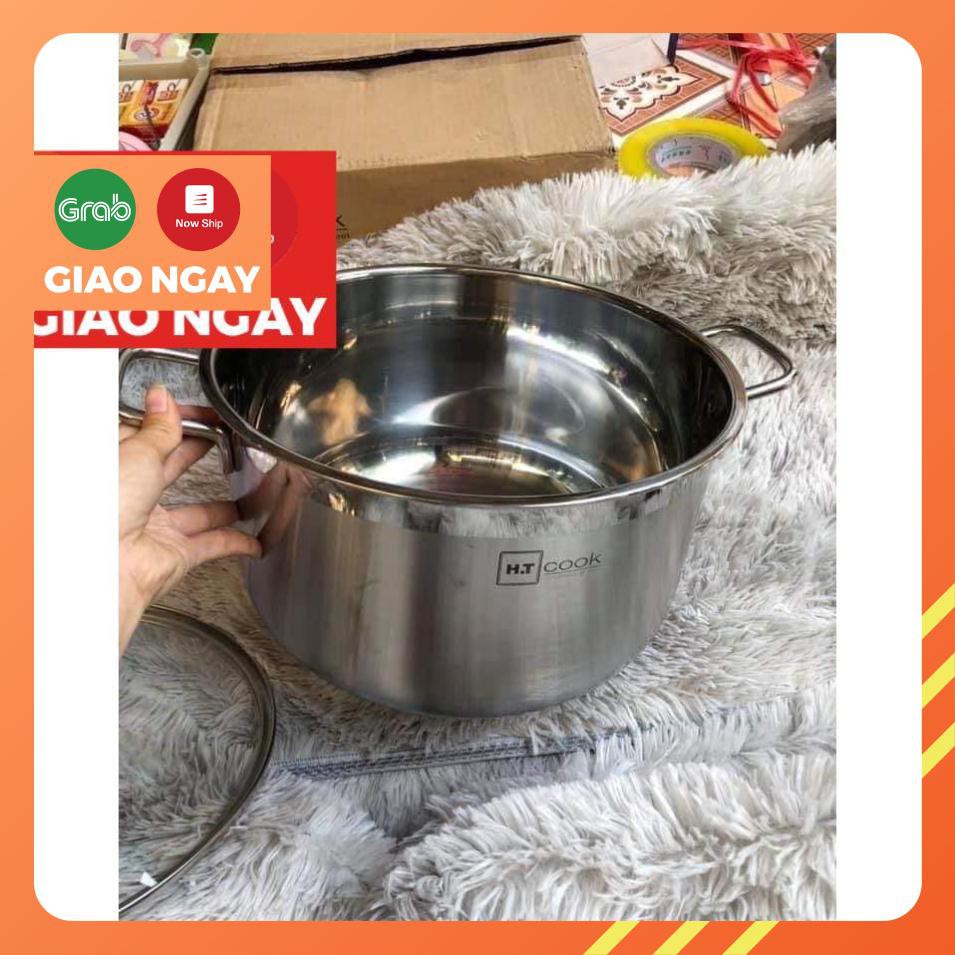 (Grab/Now) NỒI LUỘC GÀ INOX 430 BẾP TỪ 1 ĐÁY HT COOK