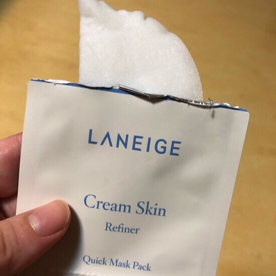 Mặt nạ Kem Dưỡng Da LANEIGE CREAM SKIN REFINER QUICK MASK PACK sample