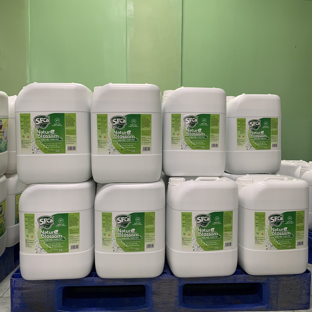 Nước Giặt Xả Quần Áo 20 Lít SPCa Thơm Lâu Hương Nước Hoa Cao Cấp Giúp Mềm Vải Và Giữ Mùi Hương Lâu