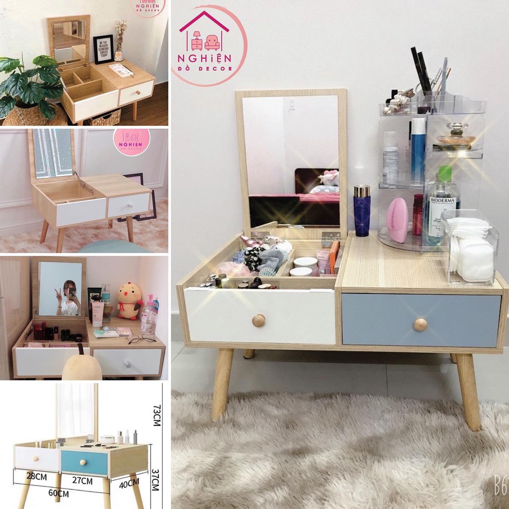 💗CÓ VIDEO💗 Bàn Trang Điểm Ngồi Bệt Giá Tốt | BigBuy360 - bigbuy360.vn