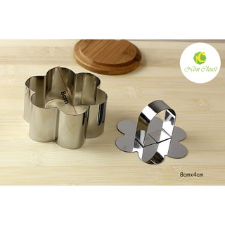 Khuôn ring mouse làm bánh Mouse mini có nắp