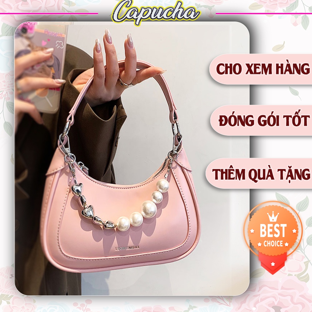 Túi xách nữ đeo chéo hot trend Hàn Quốc chất da mềm mịn cao cấp Capucha T179
