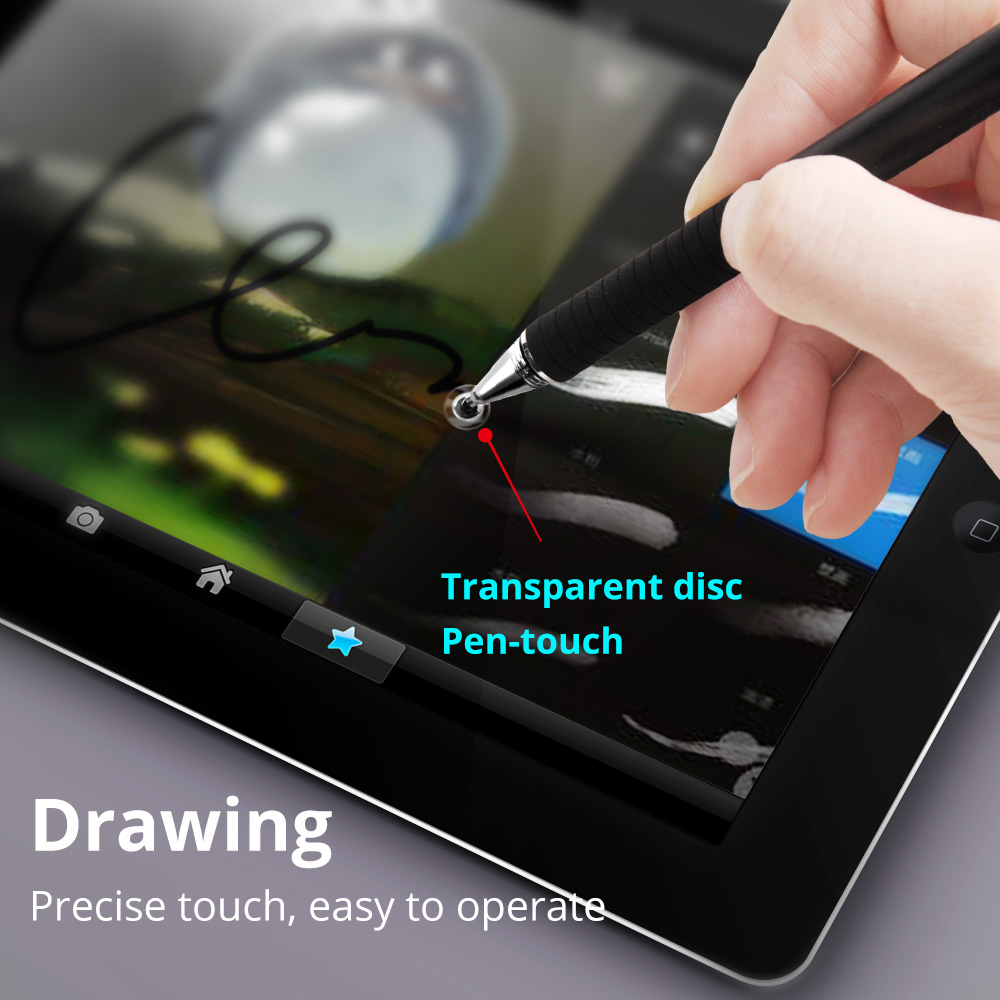 Bút cảm ứng vẽ đa năng 2 trong 1 cho điện thoại máy tính bảng android