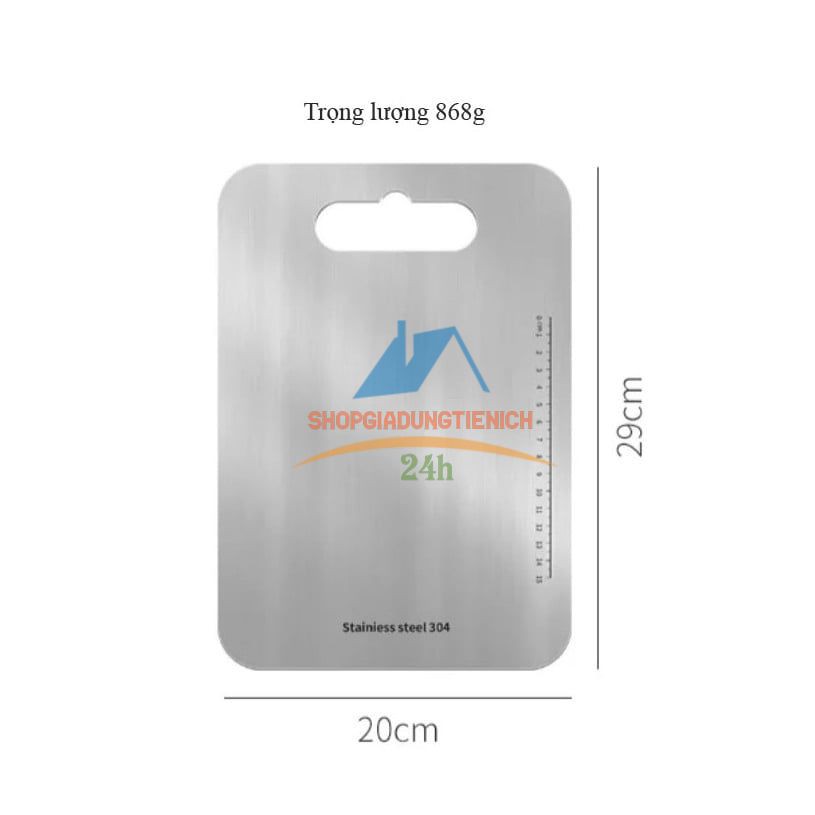 THỚT INOX KHÁNG KHUẨN 2 TRONG 1