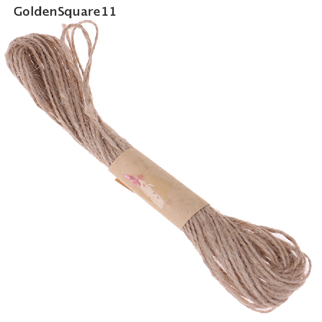 [Goldsquare11] Cuộn Dây Thừng Gai Dầu Tự Nhiên 10m Dùng Làm Đồ Thủ Công DIY Trang Trí