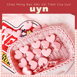 Kẹp Giấy Hình Trái Tim Dễ Thương