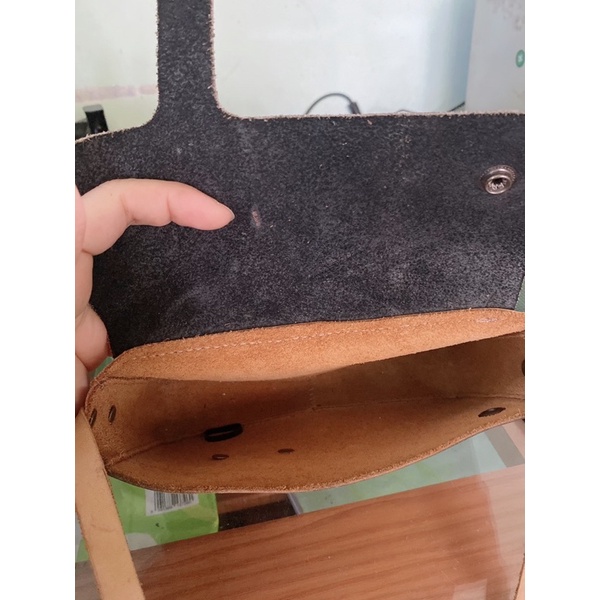 Túi da bỏ điên thoại