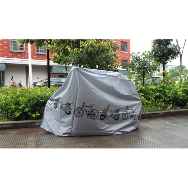 Áo trùm xe máy phản nhiệt chống mưa nắng