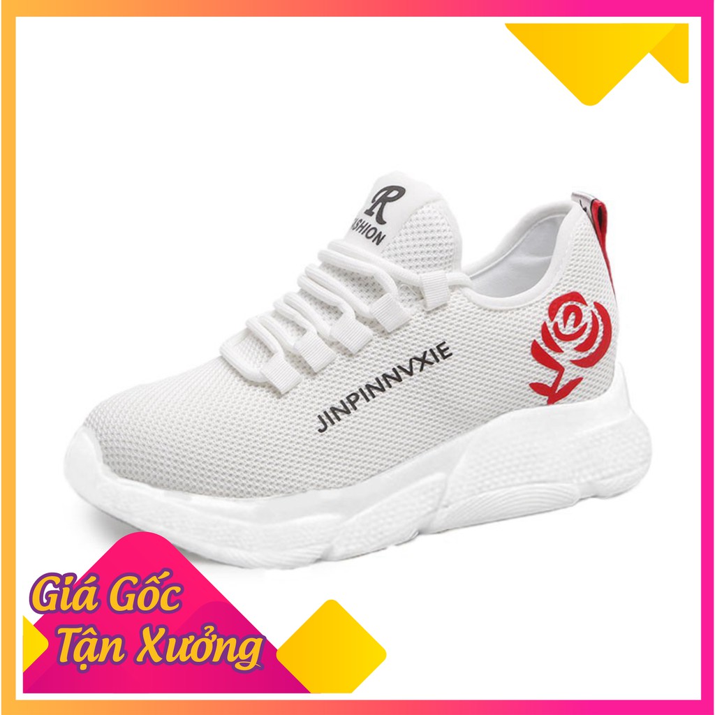 Giày lưới thể thao năng động giày đi chơi, giày tập gym, 2 màu đen trắng hoa hồng G11 giày thể thao rẻ đẹp bền | BigBuy360 - bigbuy360.vn