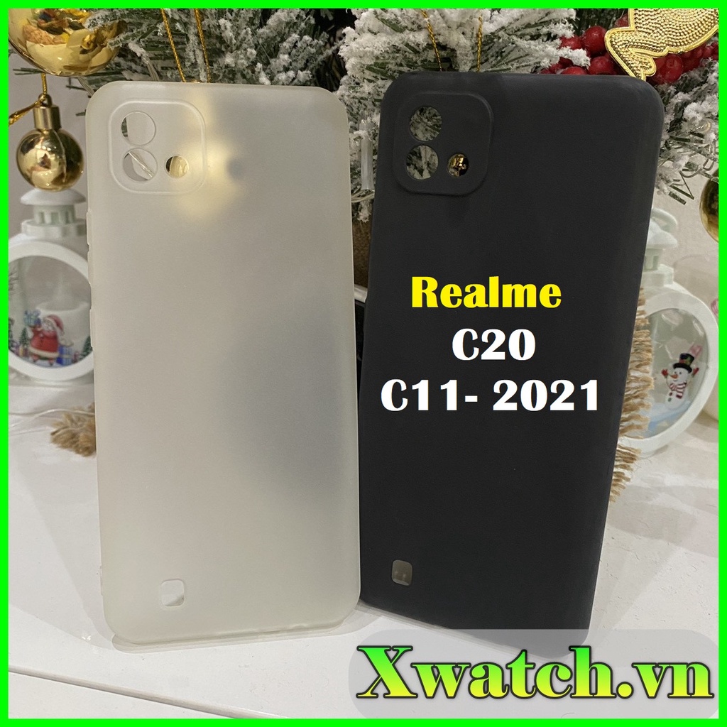 Ốp lưng TPU dẻo Realme C20 C11 2021 bảo vệ camera