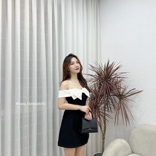 Váy nơ trễ vai (ảnh thật tự chụp)