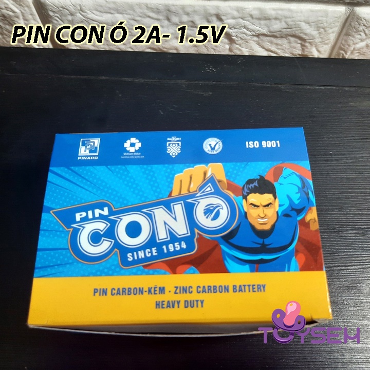 Pin 2A con ó chuyên dùng cho đồ chơi trẻ em