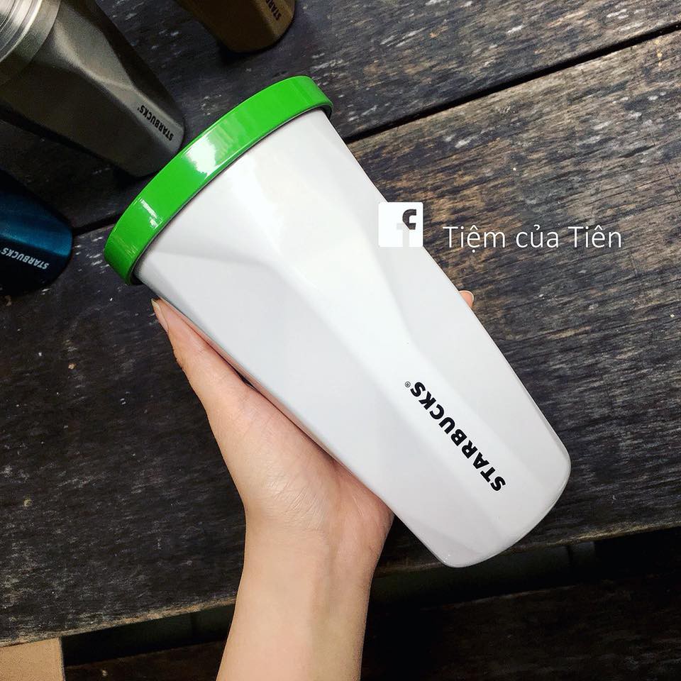 Ly cold cup Starbucks Trắng