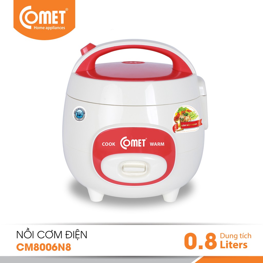 Nồi cơm điện mini nắp gài COMET CM8006