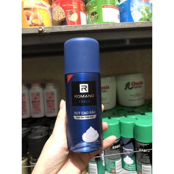 Bọt Cạo Râu Romano Shaving Foam Bọt Mịn Cạo Êm 175ml-Foce