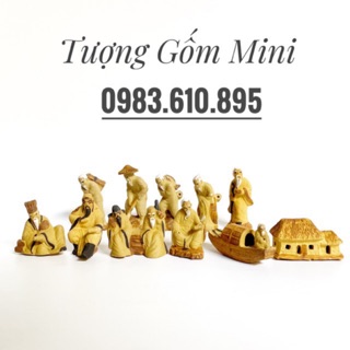 Tượng Gốm Mini Trang Trí Tiểu Cảnh