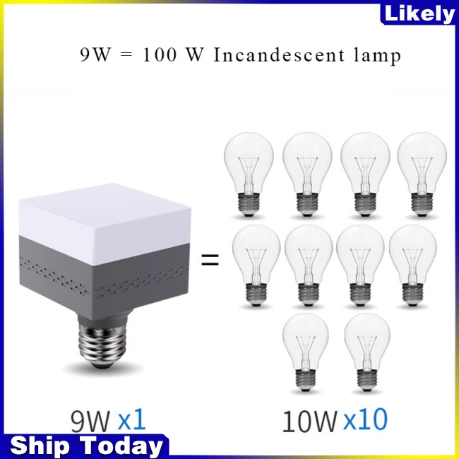 Bóng Đèn Led Hình Vuông 10-40w Độ Sáng Cao Tiện Dụng