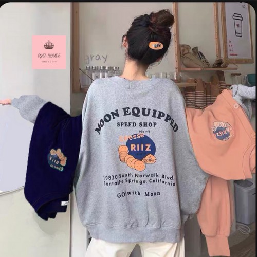 Áo Khoác Cardigan Nữ Riiz Màu Xám Cam Xanh Dáng Dài Chất Nỉ Ngoại Dày Dặn Phong Cách Hàn Quốc Hot Trend Edel E490 | BigBuy360 - bigbuy360.vn