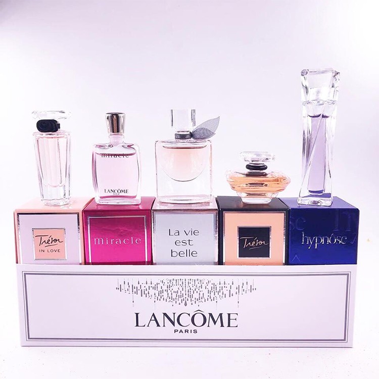 Set nước hoa nữ mini Lancome 5 chai quà tặng dành cho bạn nữ