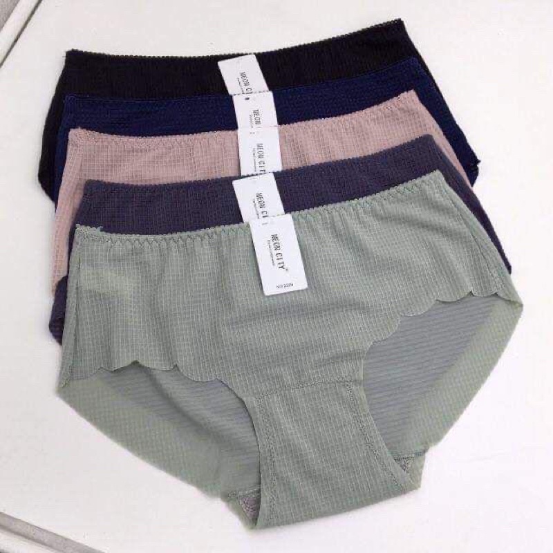 10 quần chíp không đường may có video thật Shop tự quay ạ